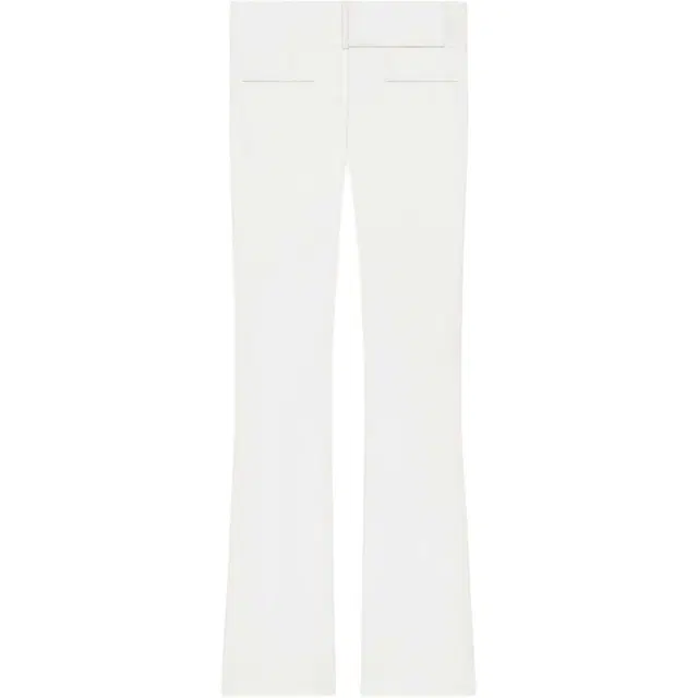 COURREGES SS25 BELTED HERITAGE PANTS Heritage White
