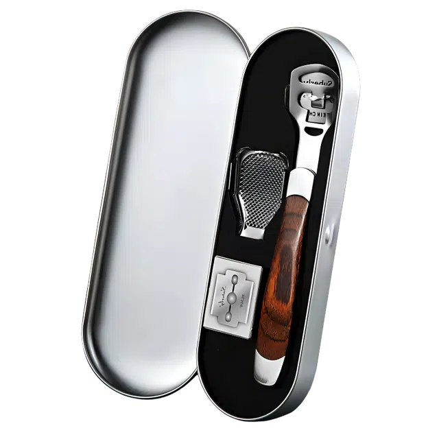 小天籁 修脚刀家用刮脚刀刨脚 去死皮磨脚底厚跟老茧 角质神器美足皮挫工具 搓脚板