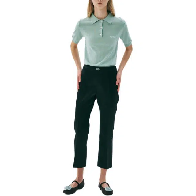 MARDI MERCREDI SS25 SATIN CROPPED SLIMFIT PANTS