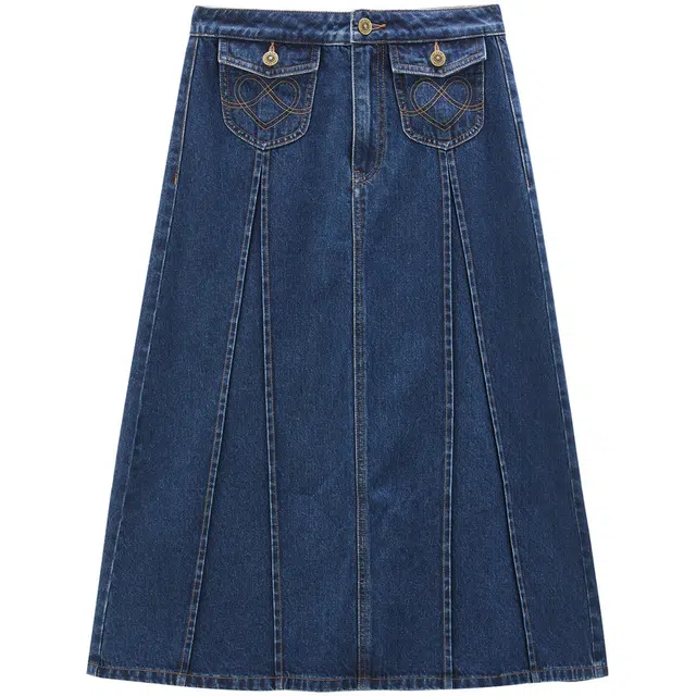 LEDIN Denim Skirt