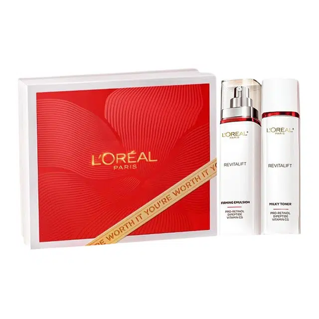 欧莱雅 复颜水乳护肤套装 修护