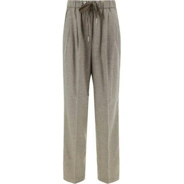 PINKO Elastic Waist Casual Pants