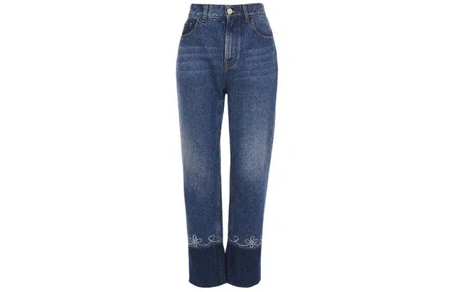 Chloe Masaya Cropped Straight Jeans