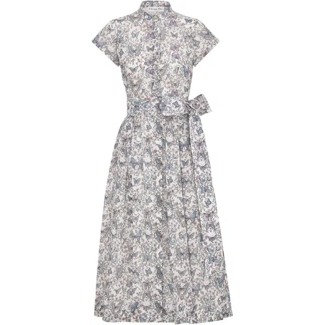 DIOR Printed Flared Dress