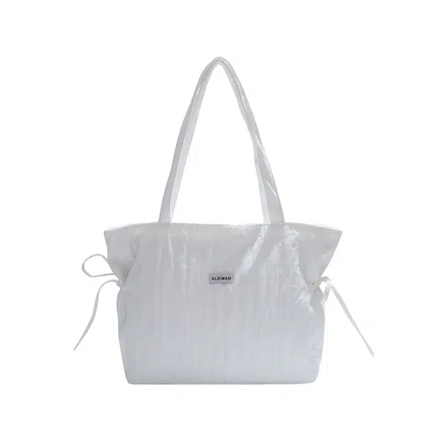 單倉 韩版时尚设计初高中学生通勤百搭高颜值 尼龙 托特包单肩包 女款 多色