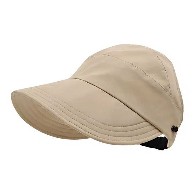 优莲茵 防晒帽新帽子速干薄款遮阳帽太阳帽 出游旅行空顶可扎马尾 涤纶 鸭舌帽 男女同款情侣款