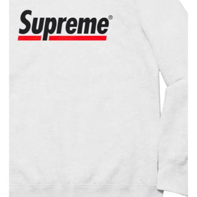 Supreme SS20 Week 2 Underline Crewneck logo
