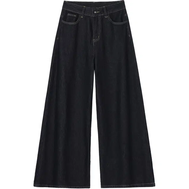 玫丝朵 美式复古高腰阔腿牛仔裤 女款