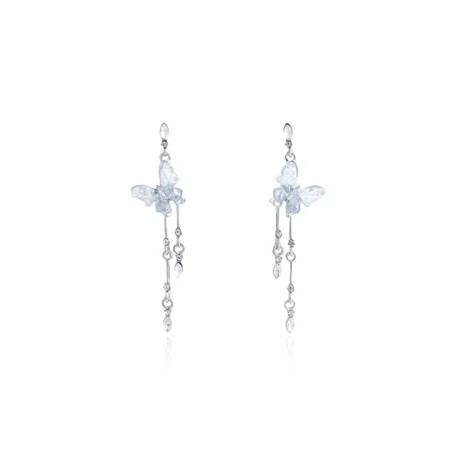 饰伴 蝴蝶流苏 高级清晰质感时尚潮流 新中式国潮轻奢小众设计 日常百搭 #好运 合金 耳环 女款