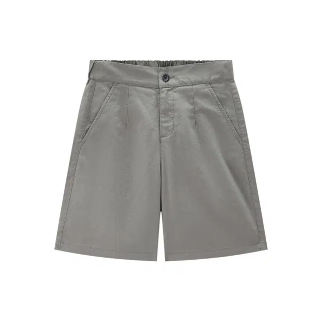 佐丹奴 合身纯色舒适百搭简约休闲短裤 女款