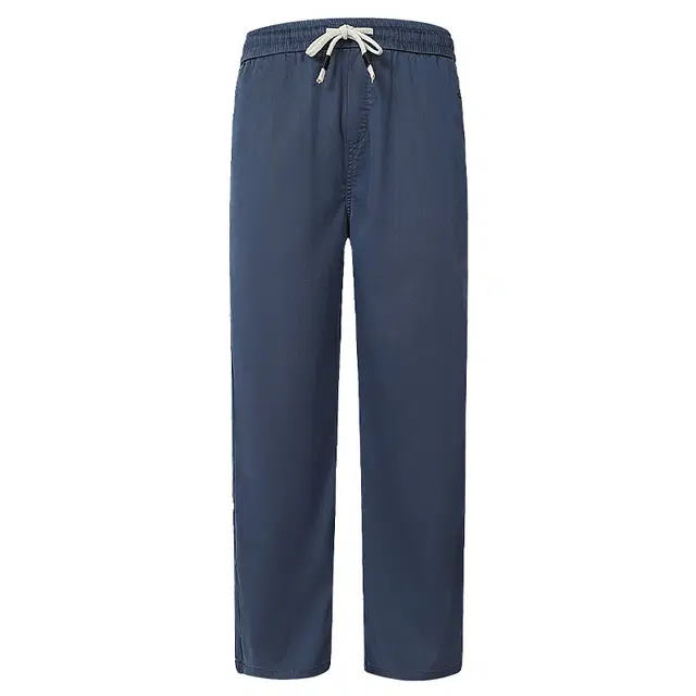 贵人鸟 经典系列 简约纯色百搭莱赛尔透气品牌织标直筒系带休闲裤 男女同款