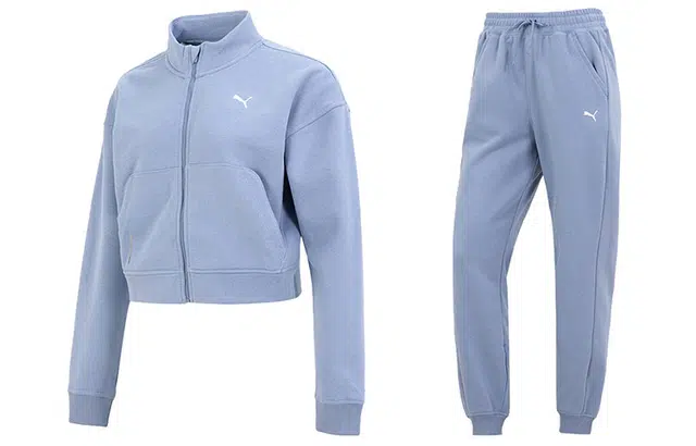 PUMA Logo Print Track Suit Blue