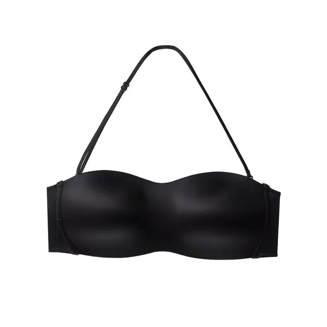 内在密码 挂脖美背抹胸小胸聚拢不空杯无痕无钢圈缎面防走光文胸 女款