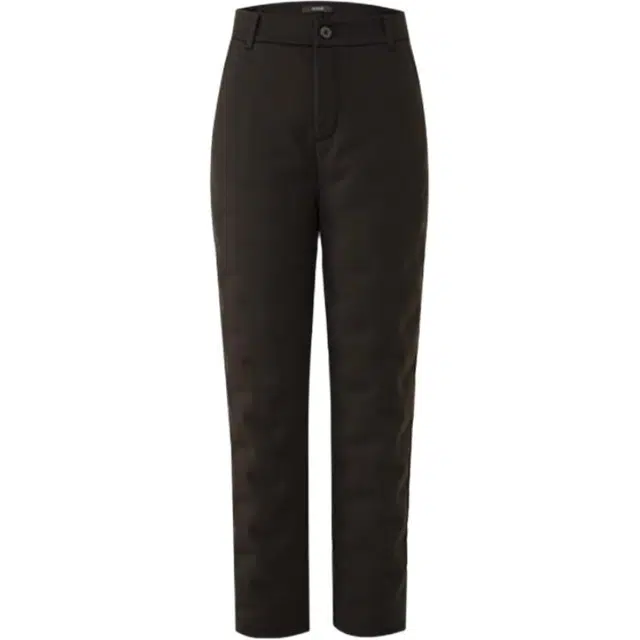 娅丽达 纯色简约直筒羽绒裤 女款 黑色