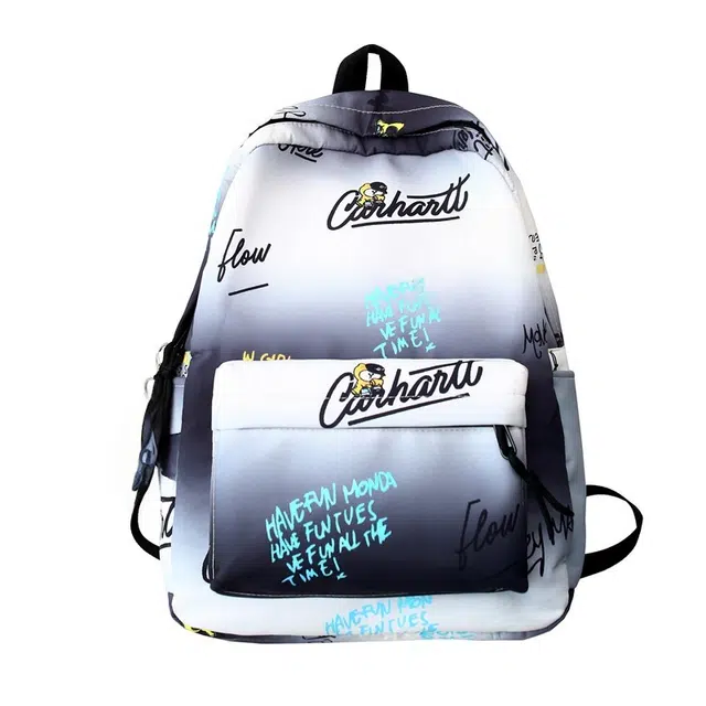 泰格奴 字母印花学生 尼龙 书包背包双肩包 男款 多色