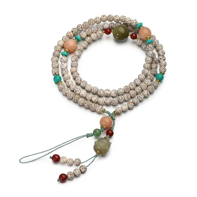 【八方来财 蛇年大吉】 喜宝春花 招财纳福平安喜乐学业顺利 小众轻奢国风文玩多宝桃花招财猫男女款#好运 星月菩提 手串 男女同款情侣款