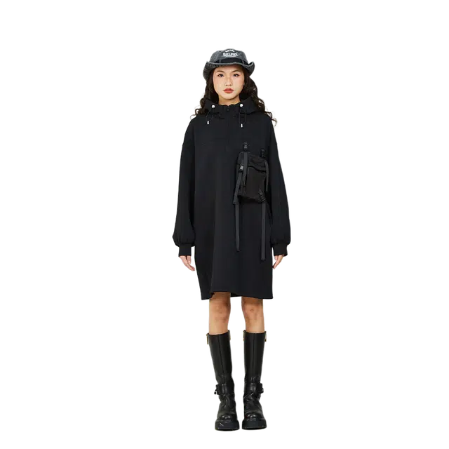 木果果木 春,秋 秋季运动休闲长袖连衣裙 宽松 女款