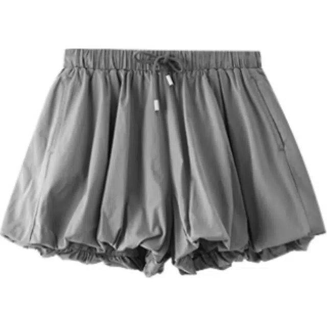 三福 纯色简约通勤休闲短裤 女款