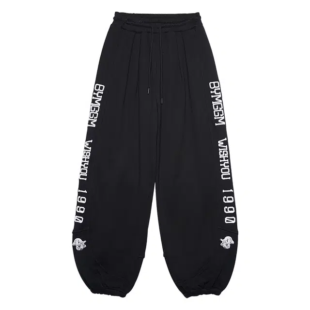 木果果木 撞色字母舒适百搭简约针织运动裤 女款