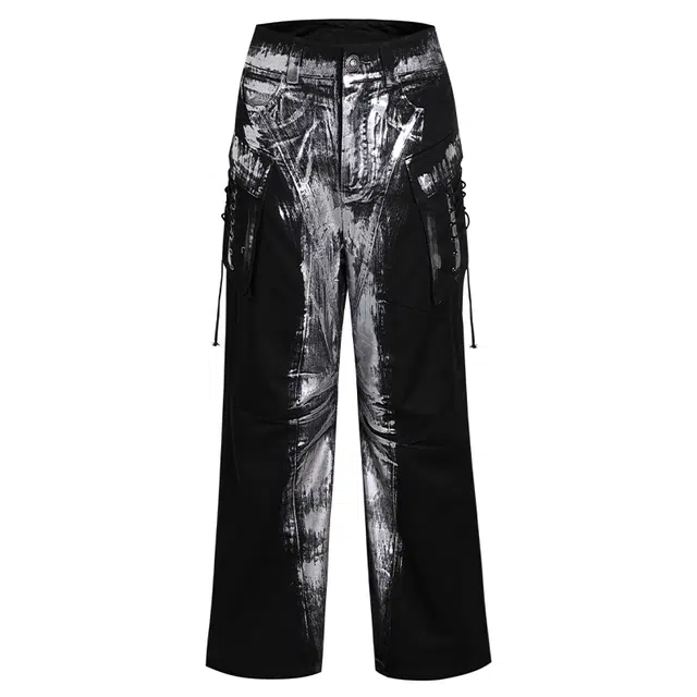 DND4DES Vintage Heavy-Duty Cargo Pants Black