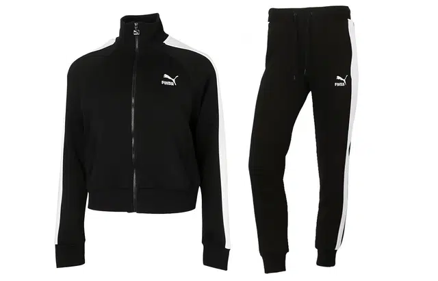 PUMA Colorblock Logo Tracksuit Set