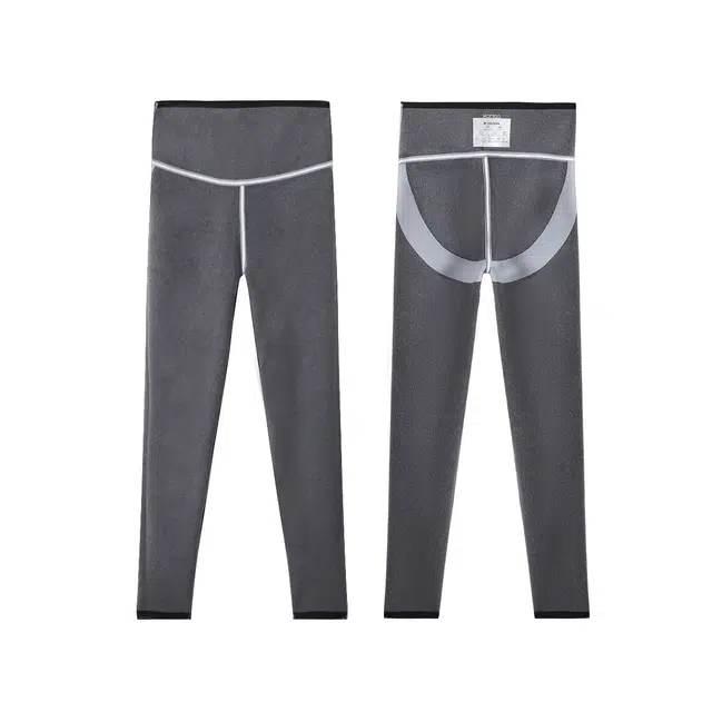 棉购 秋冬 加绒高腰鲨鱼裤女蜜桃提臀神器外穿修身芭比瑜伽裤打底裤 女款