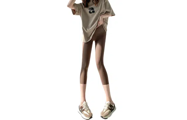 棉购 休闲百搭通勤风打底裤 女款 樱草绿