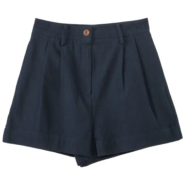 法儿家 美腿限定休闲短裤 女款 藏青色