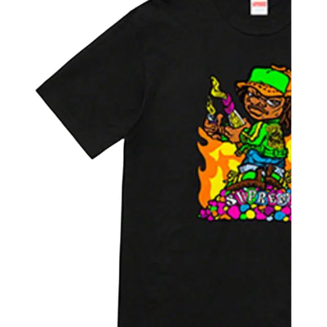 Supreme SS19 Molotov Kid Tee Black T
