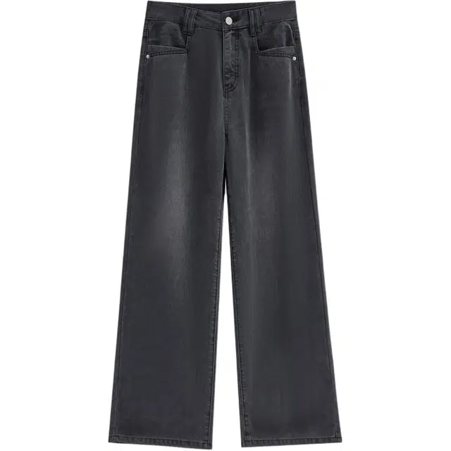 爱依服 通勤气质自然腰长裤牛仔裤 女款