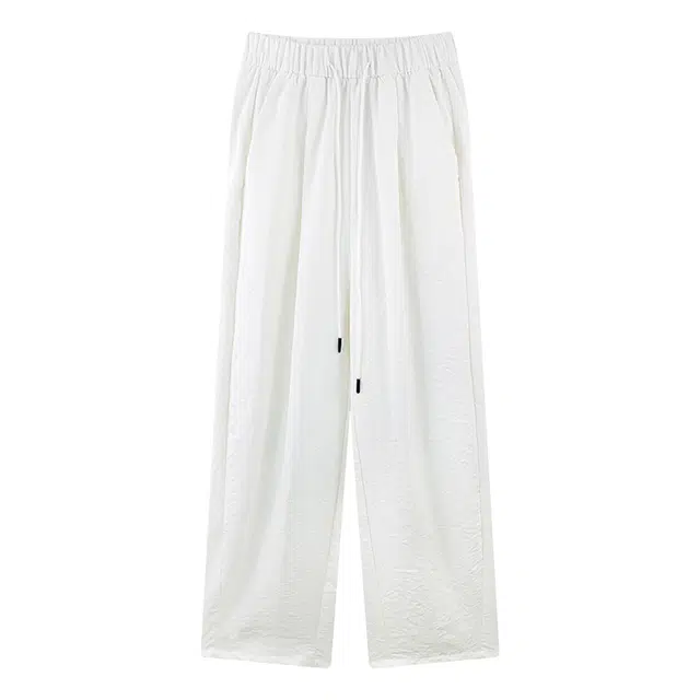 木清清 垂感奶芙裤阔腿运动长裤休闲裤 女款