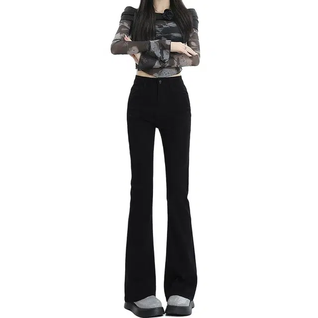 怪力萝莉 时尚简约休闲修身牛仔裤 女款