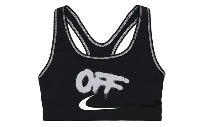 Nike x OFF-WHITE Dri-FIT Sports Bra Black