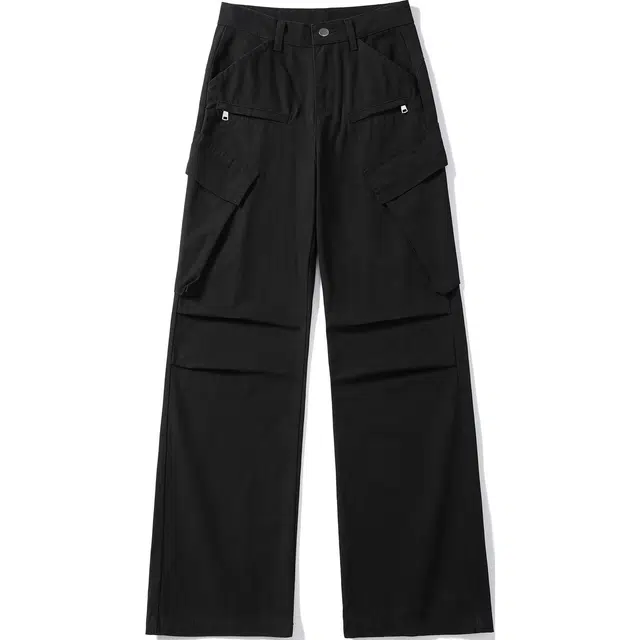 玫丝朵 独特口袋设计简约宽松休闲时尚工装裤 女款