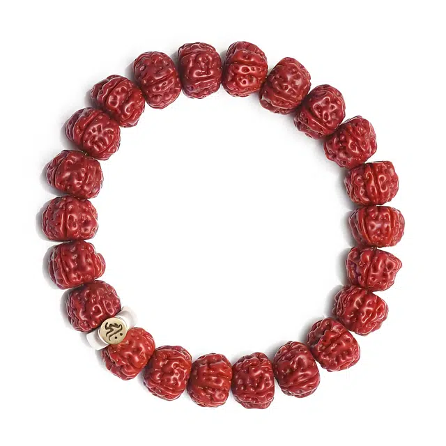 素于 国潮机刷爆肉轻奢高级转运开运天光赐福八方来财本命年文玩佛珠八大守护神念珠盘玩#好运 金刚菩提 手串 男女同款情侣款