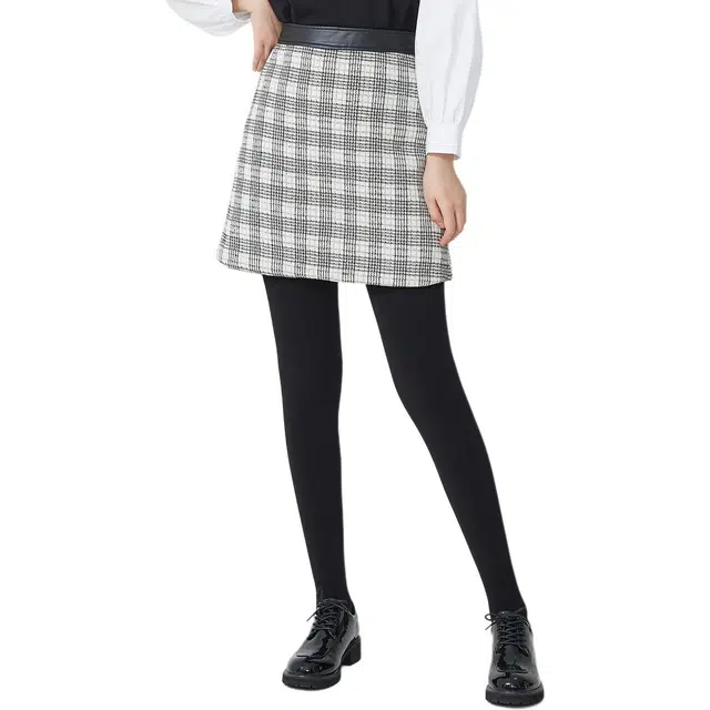 爱依服 修身弹力高腰打底裤 女款 黑