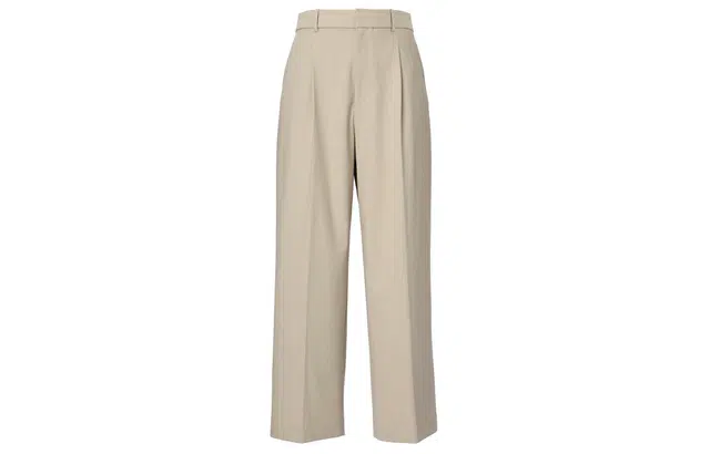 UNIQLO Straight Leg Pants Beige