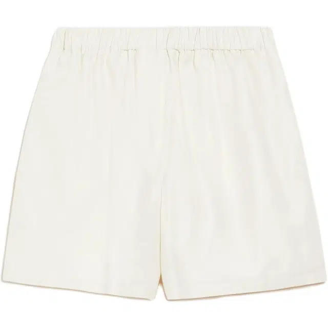 MaxMara Piadena Cotton Shorts With Monogram Embroidery