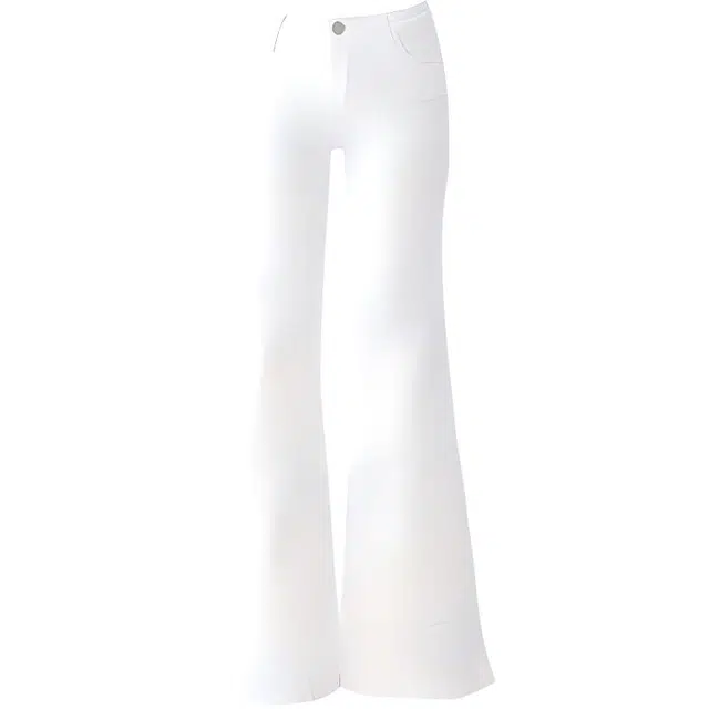 么宁 时尚百搭气质简约长裤牛仔裤 男女同款