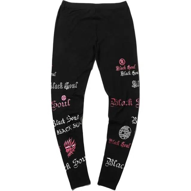 鬼洗 舒适休闲简约百搭打底裤 女款 黑色