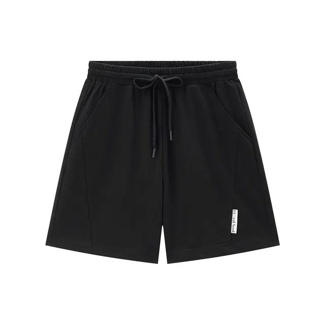 佐丹奴 纯色系带高腰宽松休闲短裤 女款