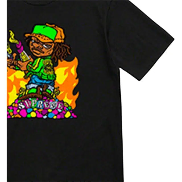 Supreme SS19 Molotov Kid Tee Black T
