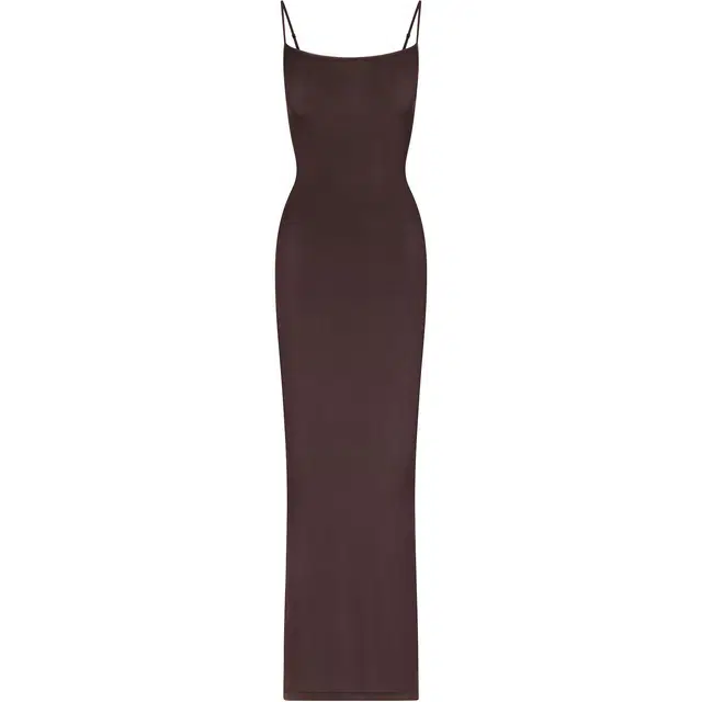 SKIMS SOFT LOUNGE LONG SLIP DRESS PHOENIX