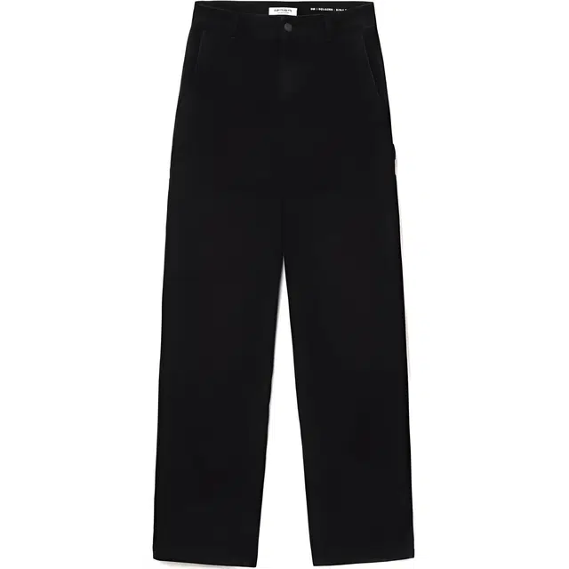 Carhartt WIP Logo Zip Pants Black