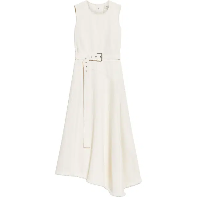 WEEKEND MaxMara Durata Sleeveless Cotton Bull Denim Dress
