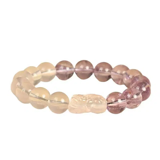 陌阡雪 招桃花 旺事业 招米薰衣草紫 招桃花 国风甜美温柔显白手饰#好运天然 紫水晶 手串 男女同款情侣款