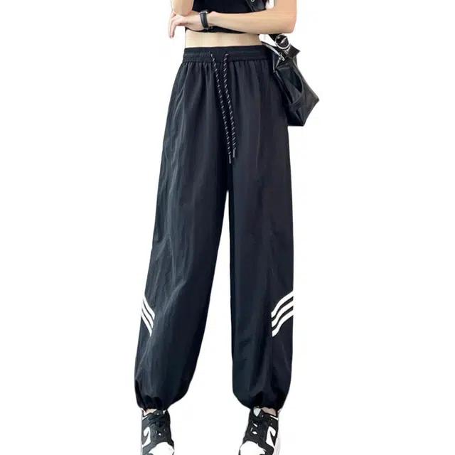 纤丝鸟 时尚潮流束脚休闲通勤舒适工装裤 女款