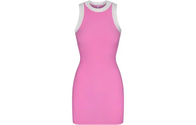 SKIMS SOFT LOUNGE RINGER TANK MINI DRESS