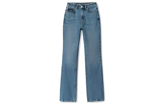 Alexander Wang Loose Straight High Waist Jeans Blue