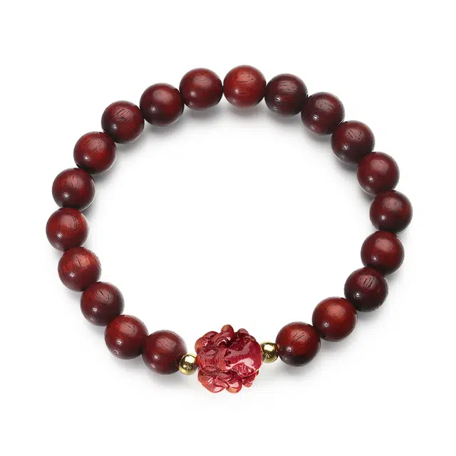 【12生肖顺利】 周帝王 诸事顺利小众佛珠国风新中式转运珠本命年八方来财前程似锦 血檀 木作手串 男女同款情侣款